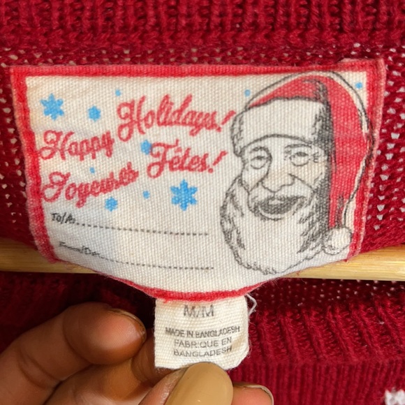 Christmas Polar Bear Knit Sweater - Picture 3 of 5